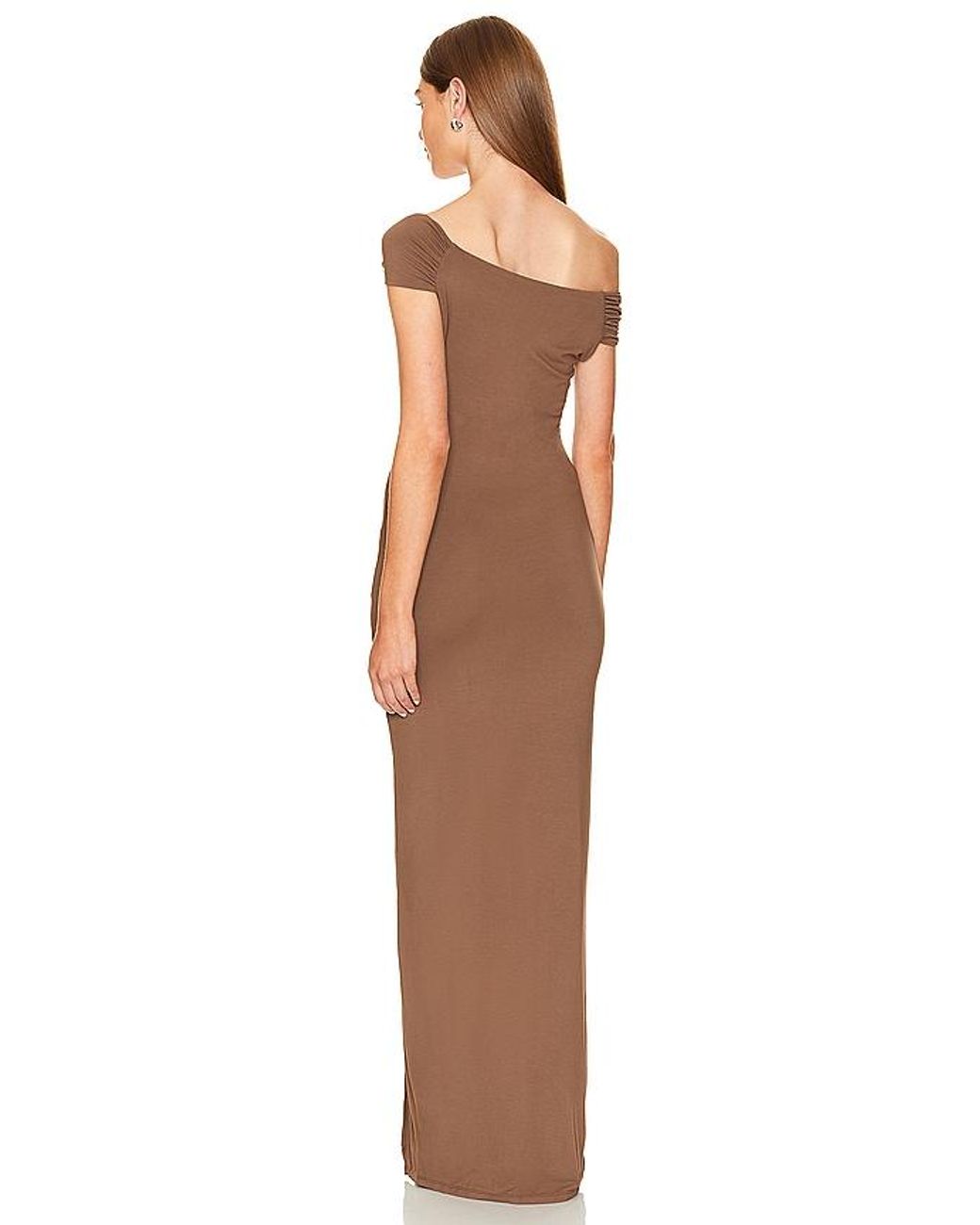 RUE SOPHIE Brown Arlette Twist Dress