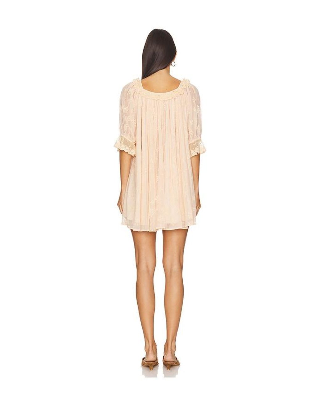 Tularosa Natural Gracie Mini Dress