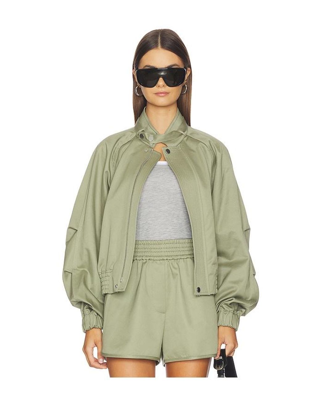 Helmut Lang Green Trench Bomber