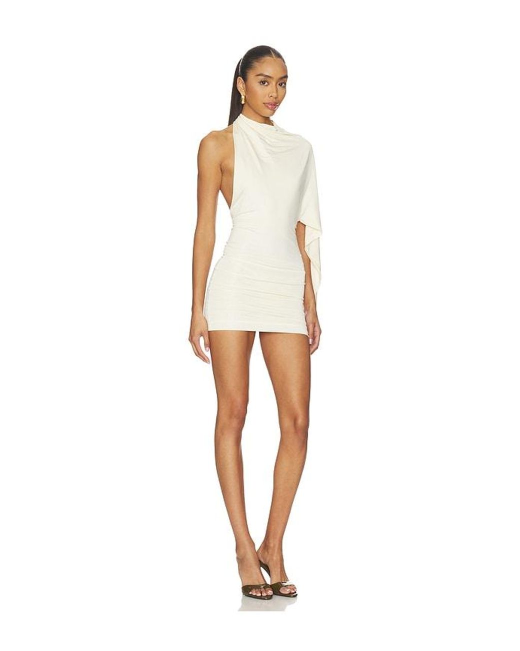 AYA MUSE White Elena Dress