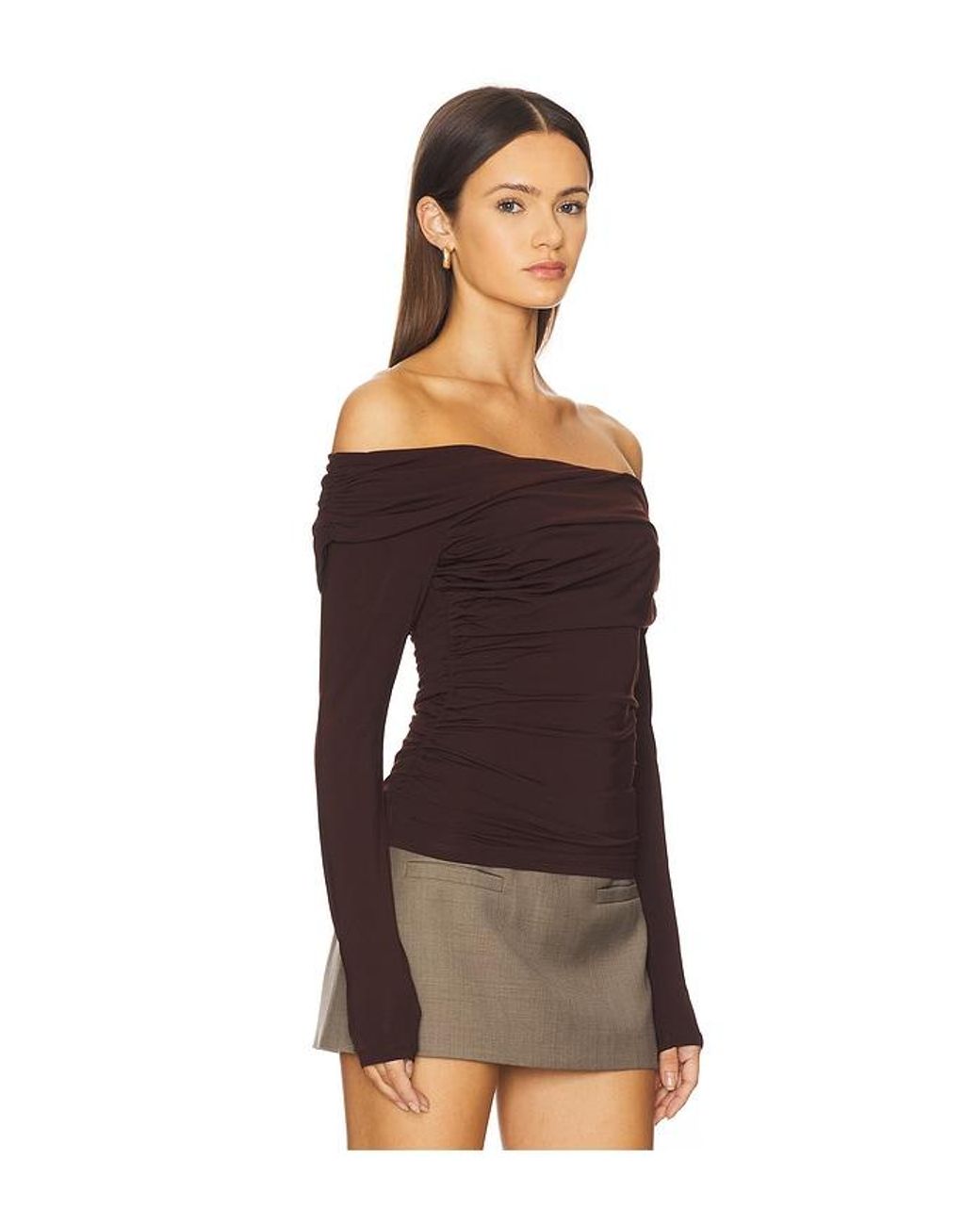 Astr Brown Datia Top