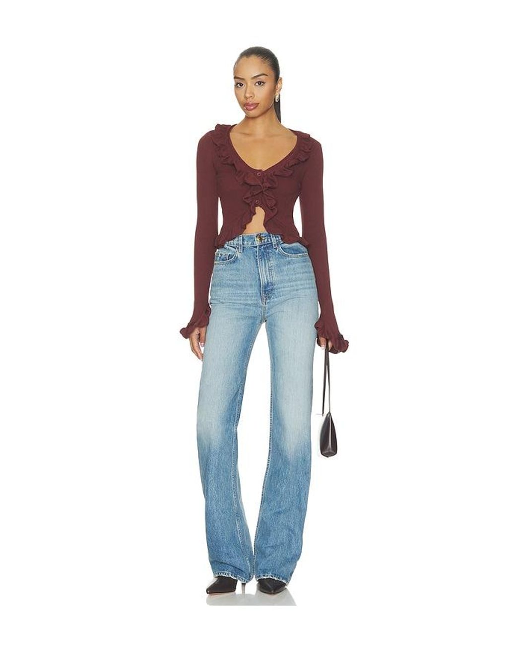 MORE TO COME Blue Renee Cardigan Top
