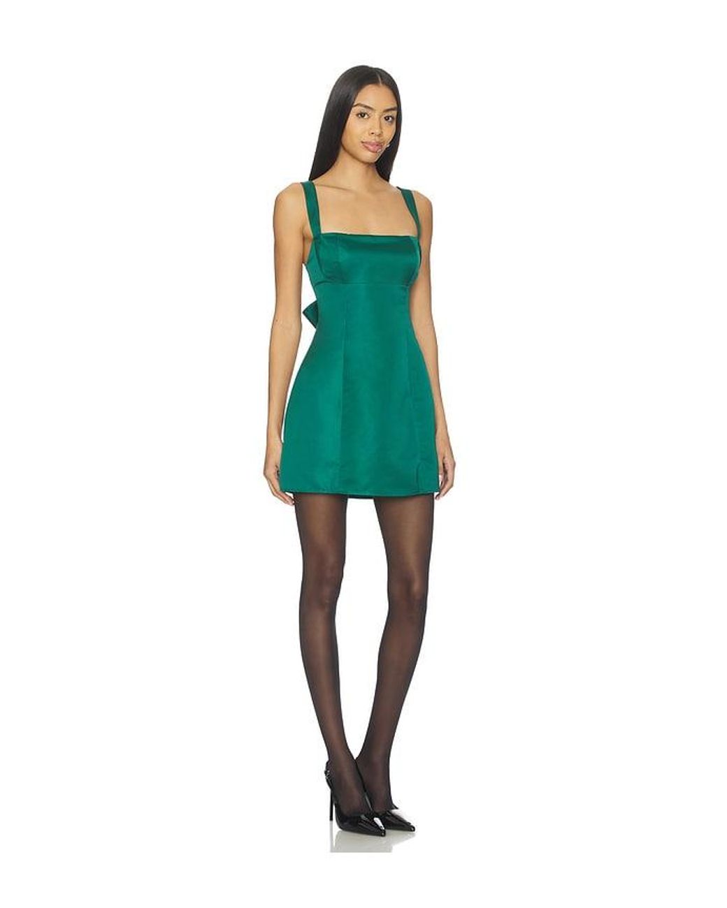MORE TO COME Green Malia Mini Dress