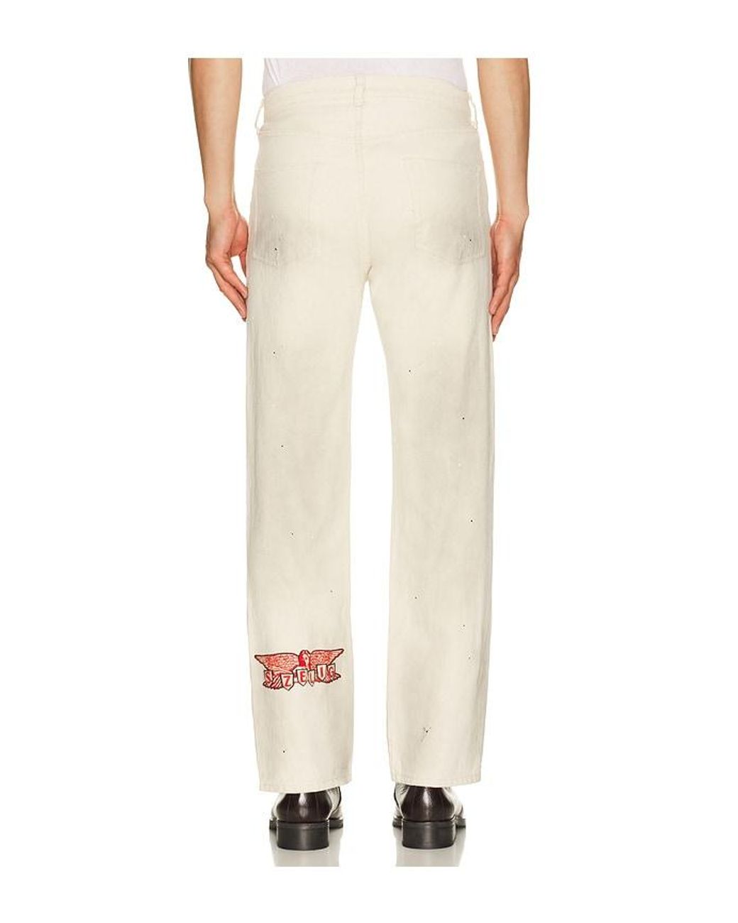 Samuel Zelig White Service Pant for men