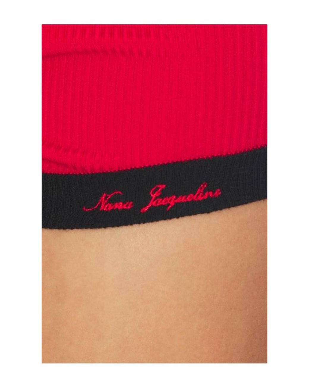 Nana Jacqueline Red Ava Knit Romper