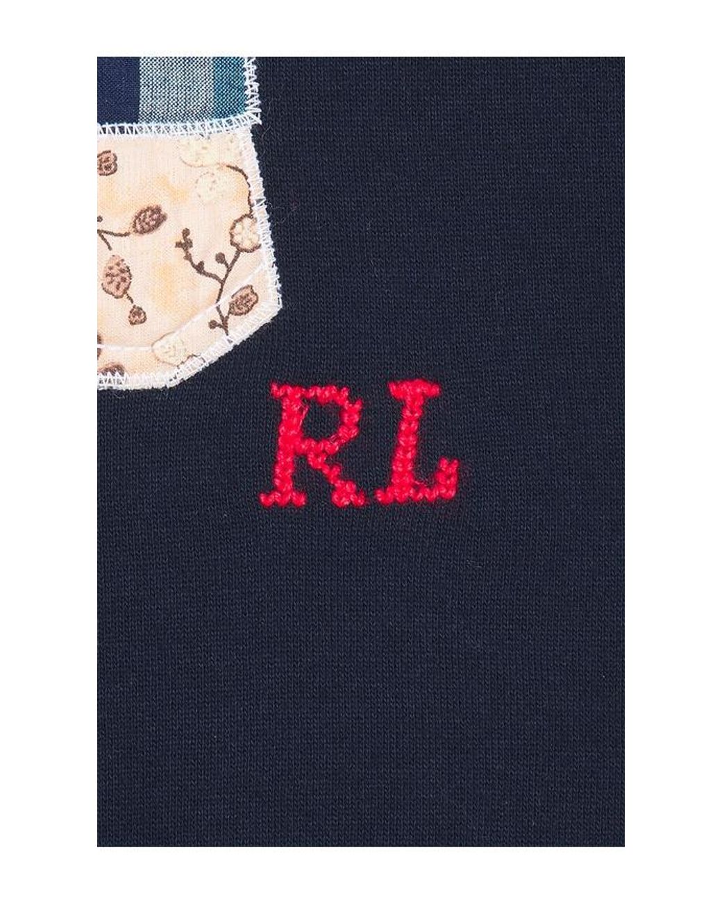 Polo Ralph Lauren Blue Fleece Crew Neck Sweatshirt