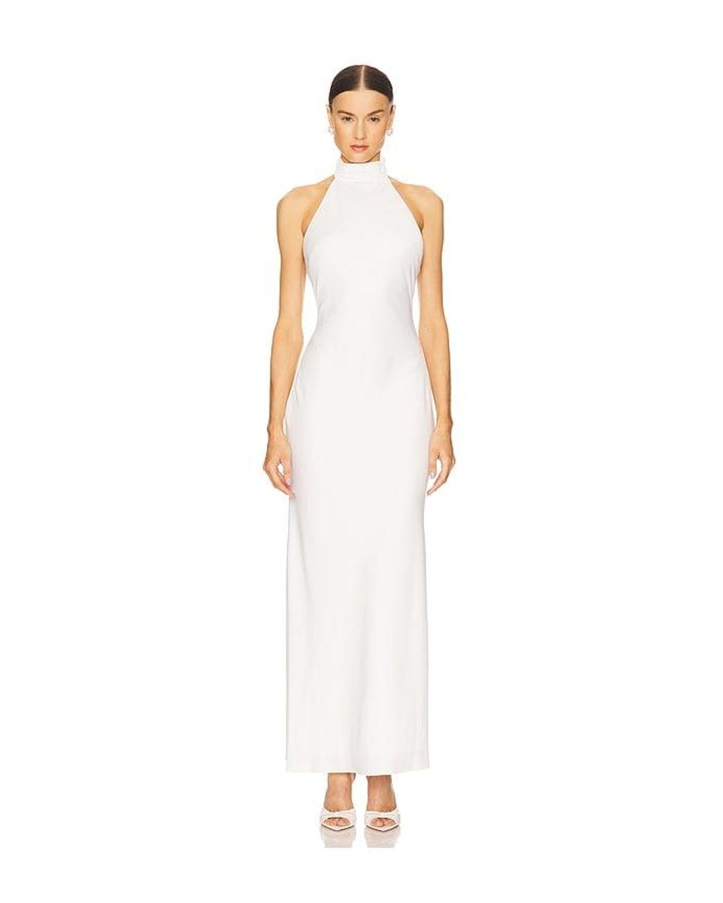 Misha White X Revolve Evianna Satin Gown