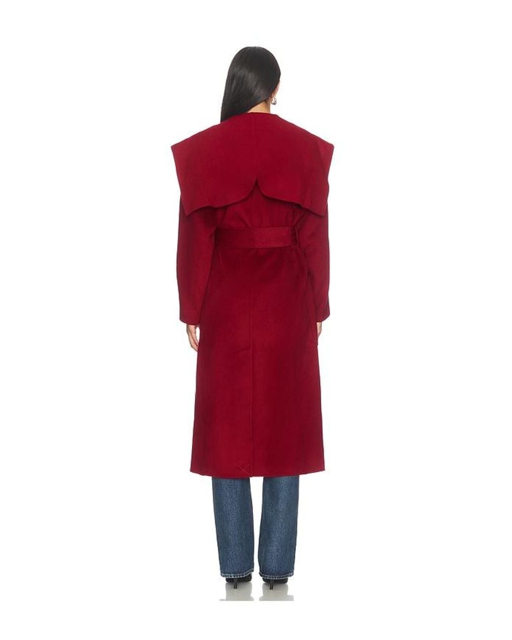 Ulla Johnson Red Rory Wool Coat