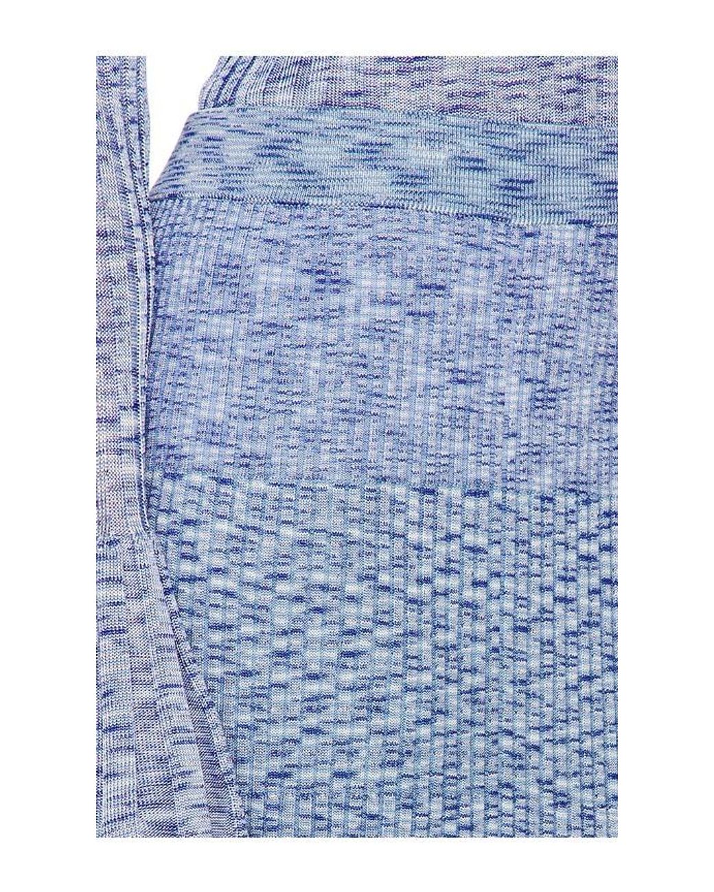Zimmermann Blue Mouline Midi Skirt