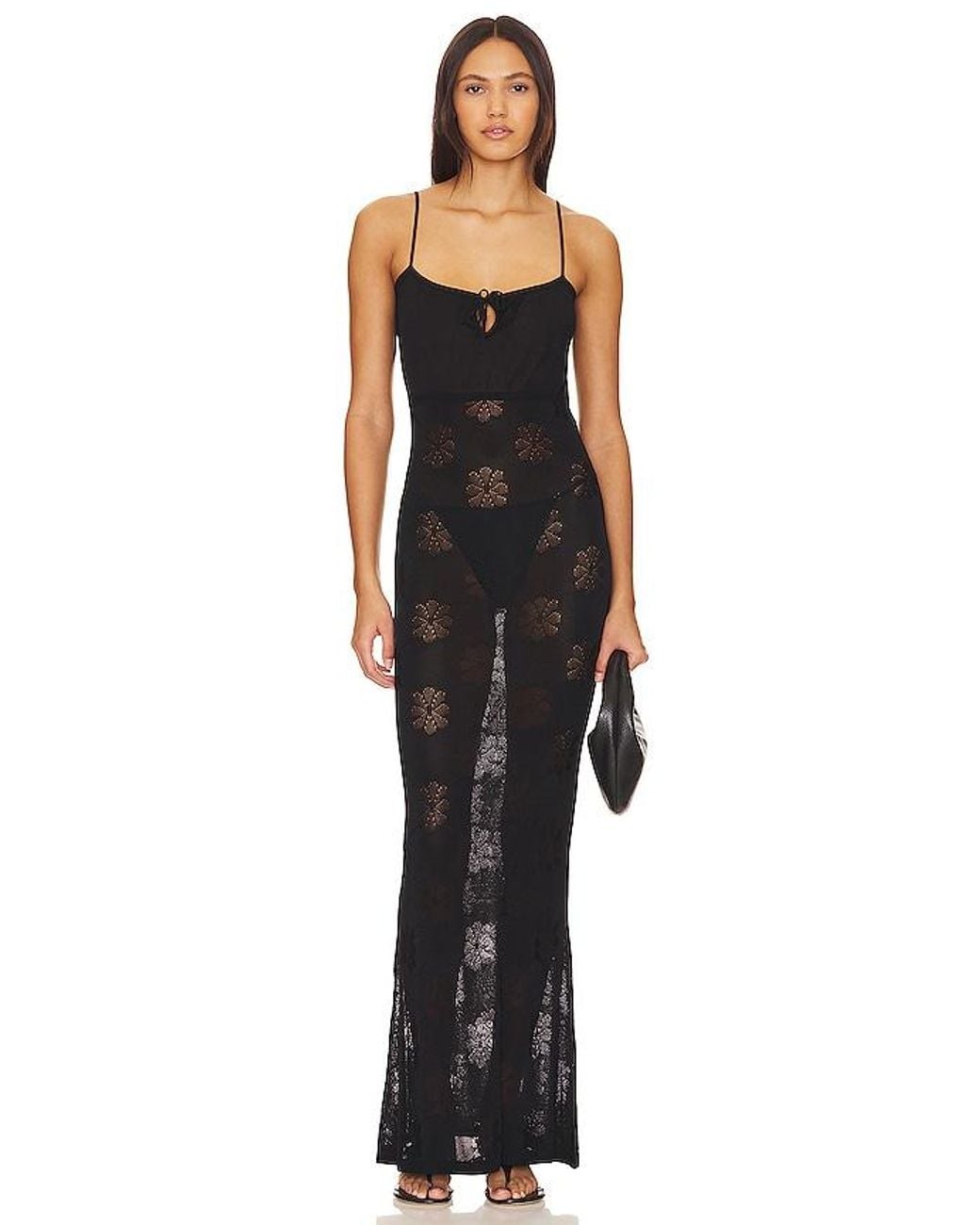 Asta Resort Black Cecilia Dress