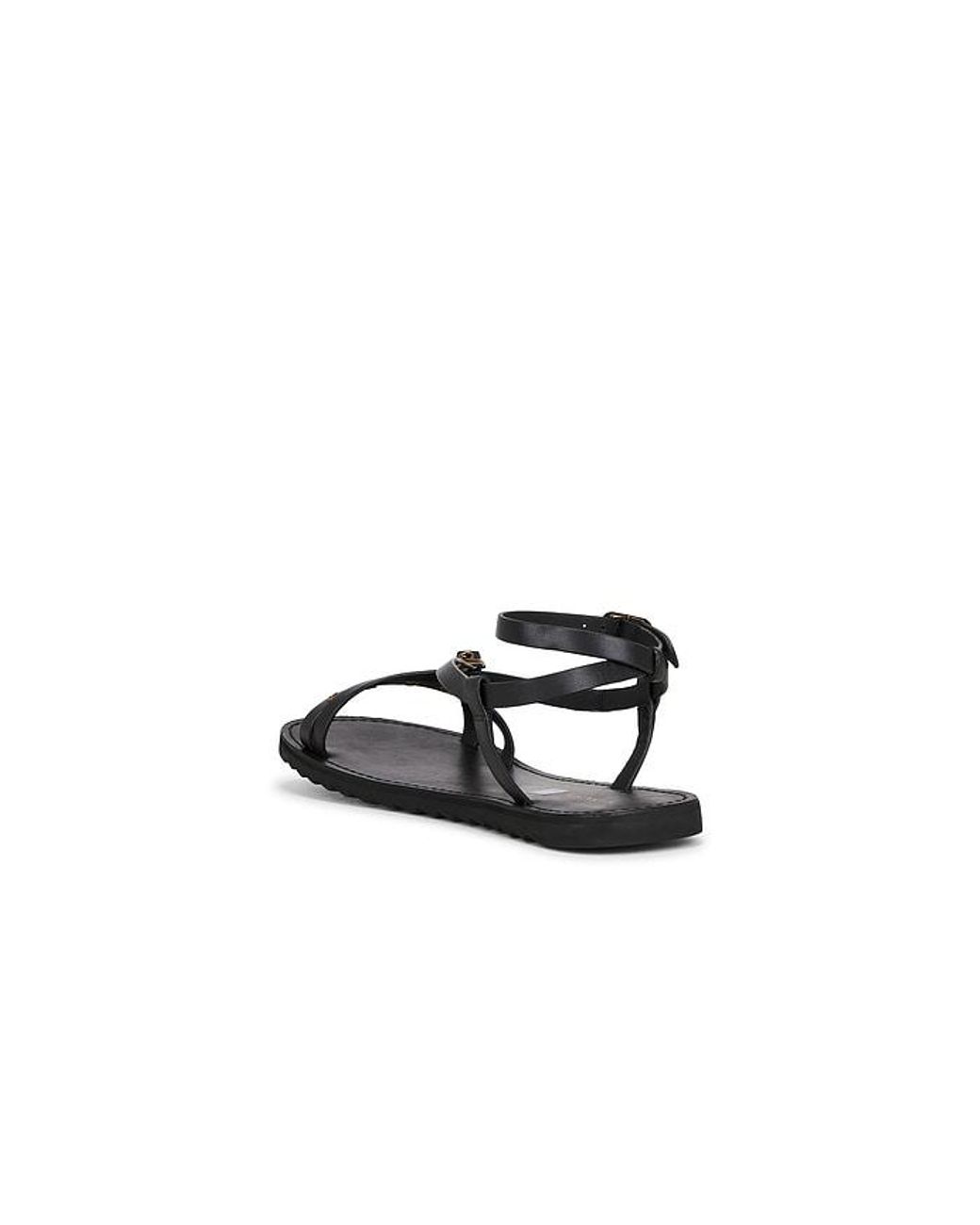 AllSaints Black Tyla Eyelet Sandal