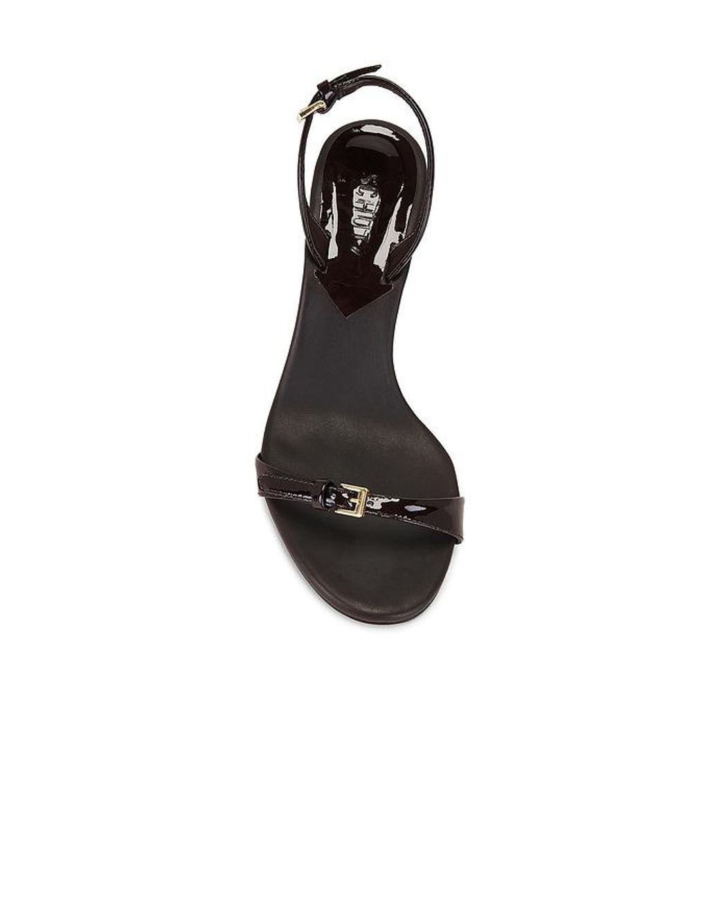 SCHUTZ SHOES Black Aurora Sling Mid Sandal