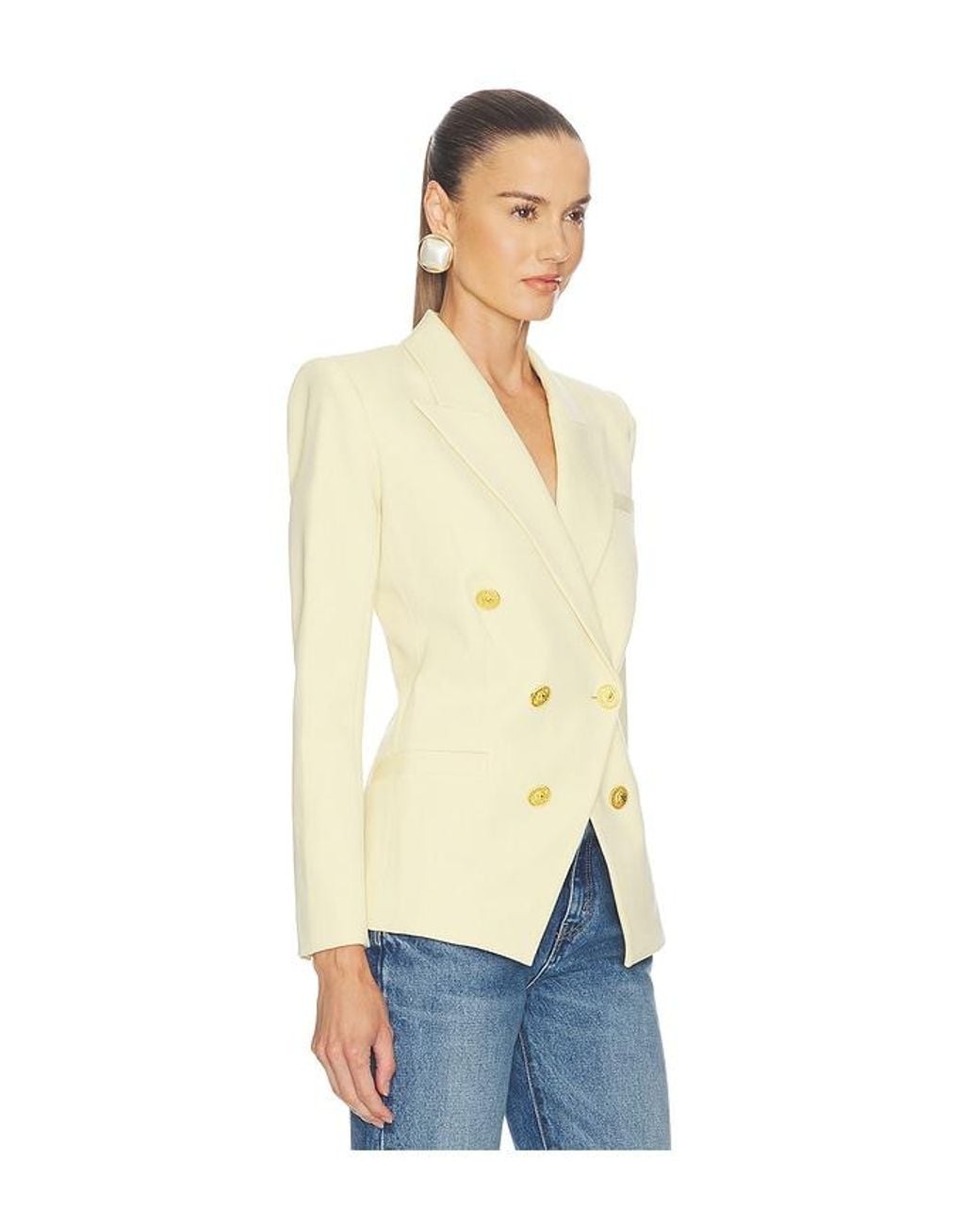 L'Agence Natural Kyomi Double Breasted Blazer