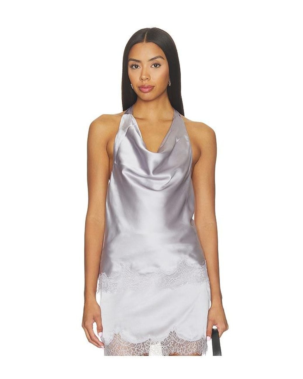 Astr White Melinda Top