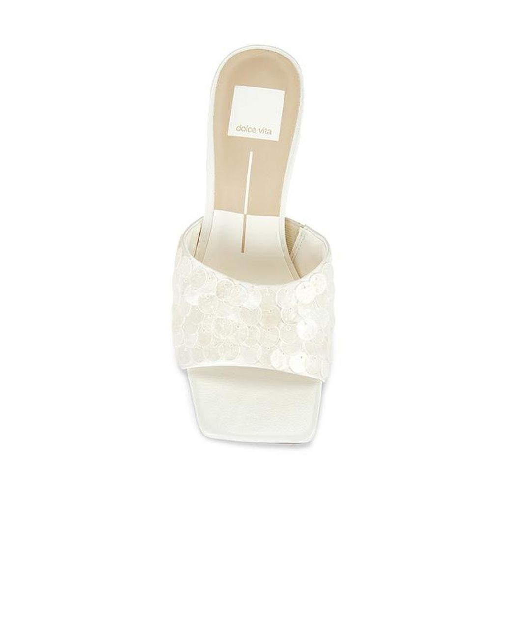 Dolce Vita White Nandy Confetti Sandal