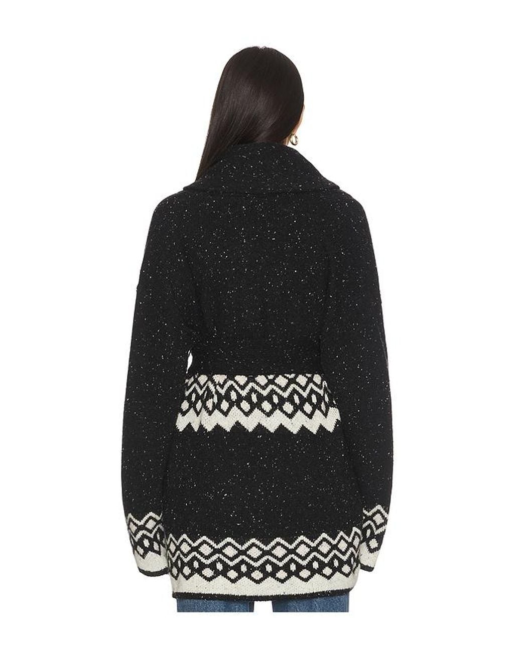 Tularosa Black Adley Fairisle Cardigan