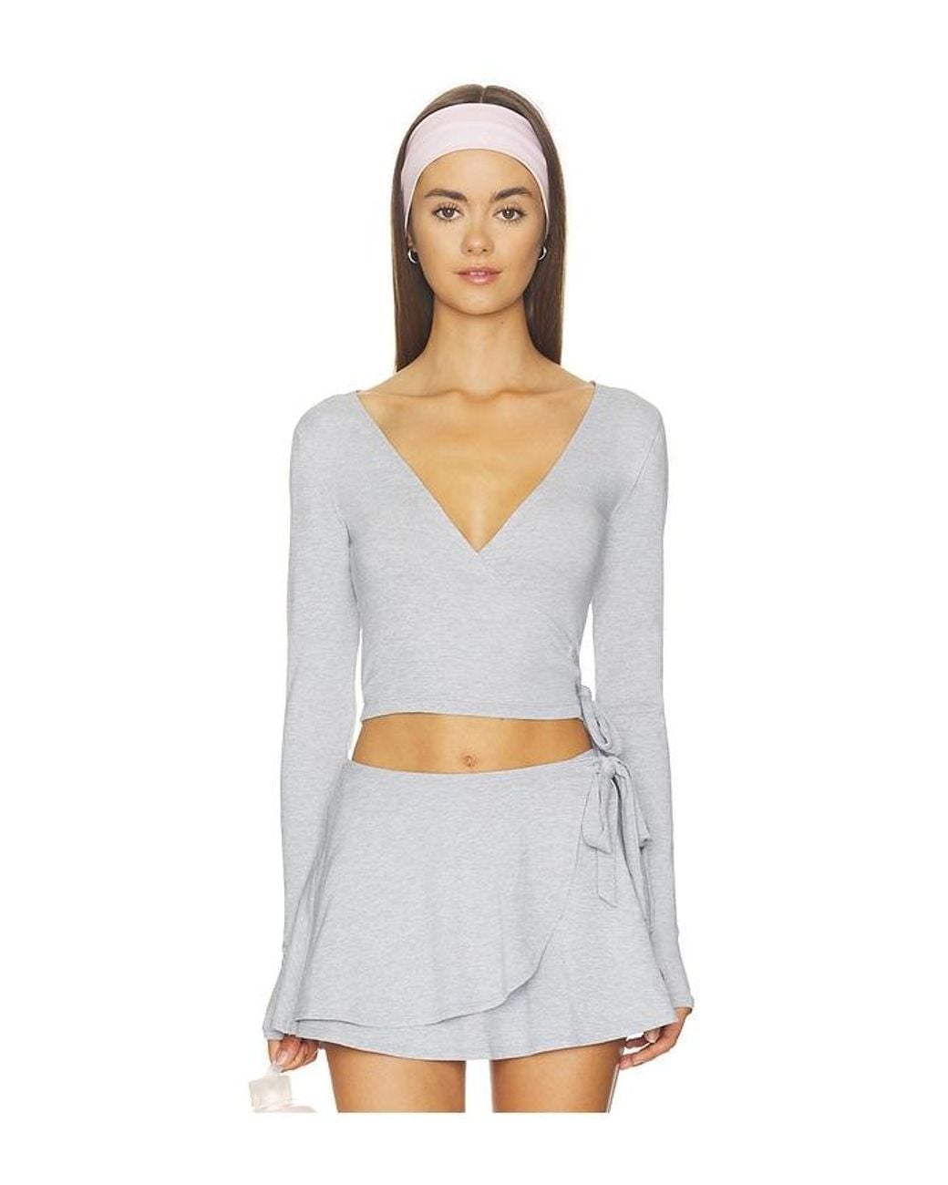 WellBeing + BeingWell White Loungewell Light Turner Wrap