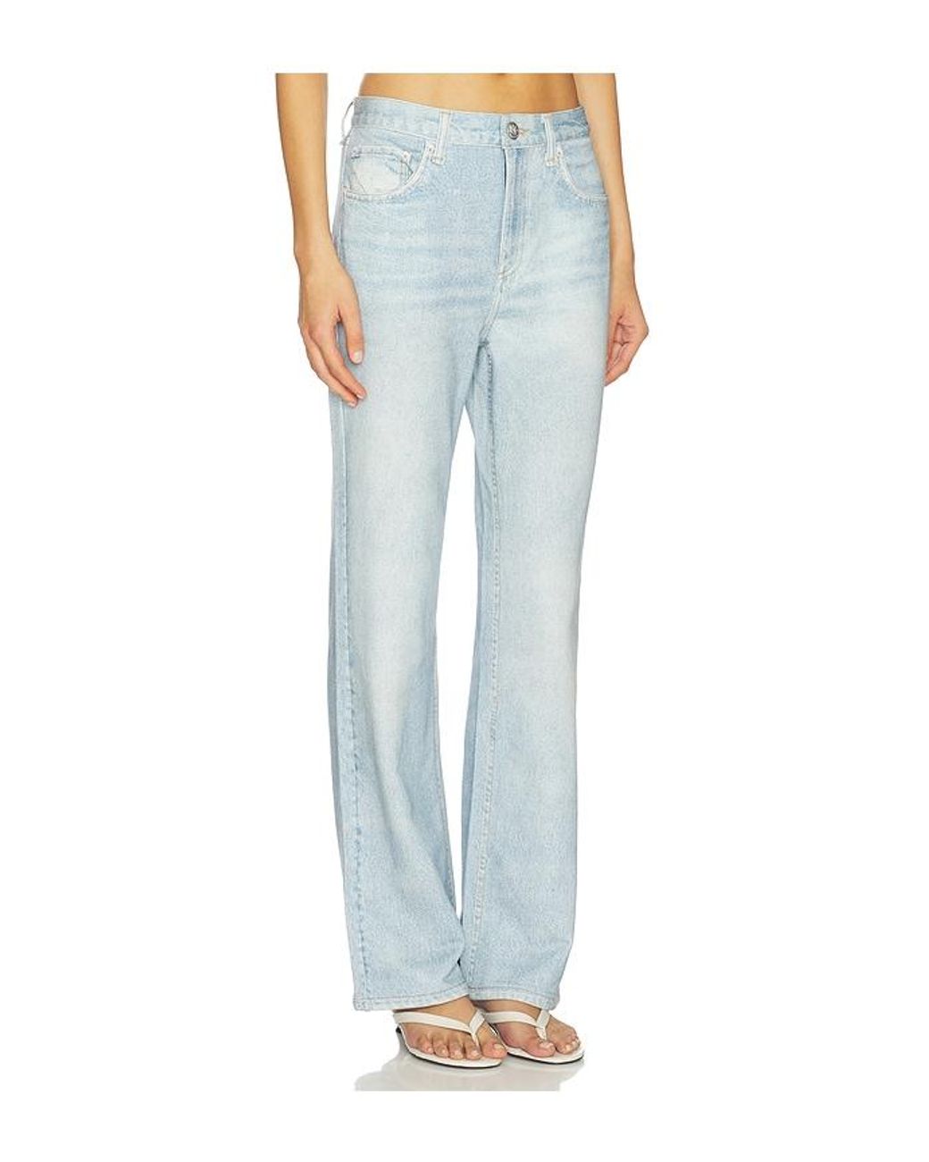Rag & Bone Blue Rb Miramar Terry Shea Ankle Straight Pants