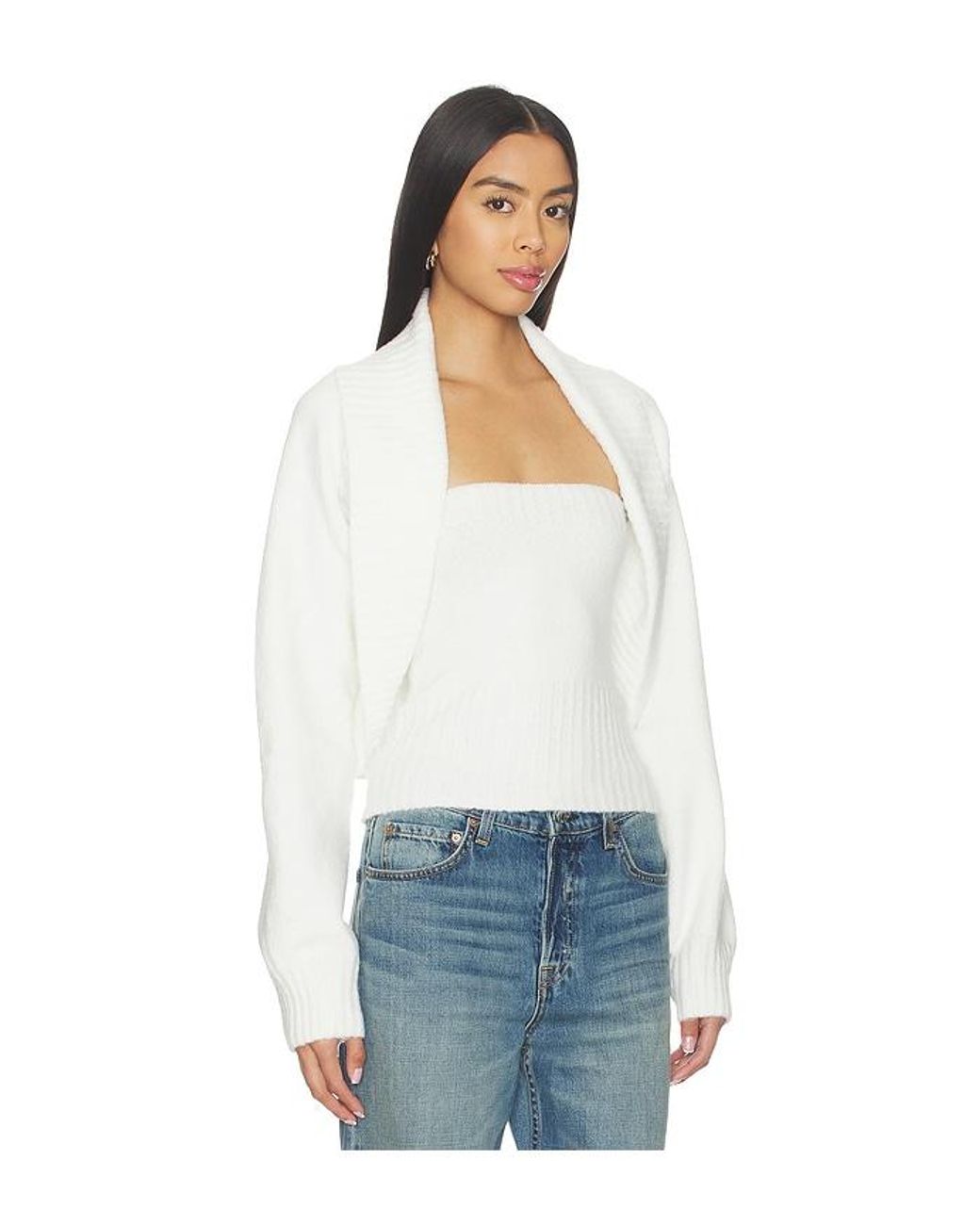 MORE TO COME White Huntah Cardigan Set