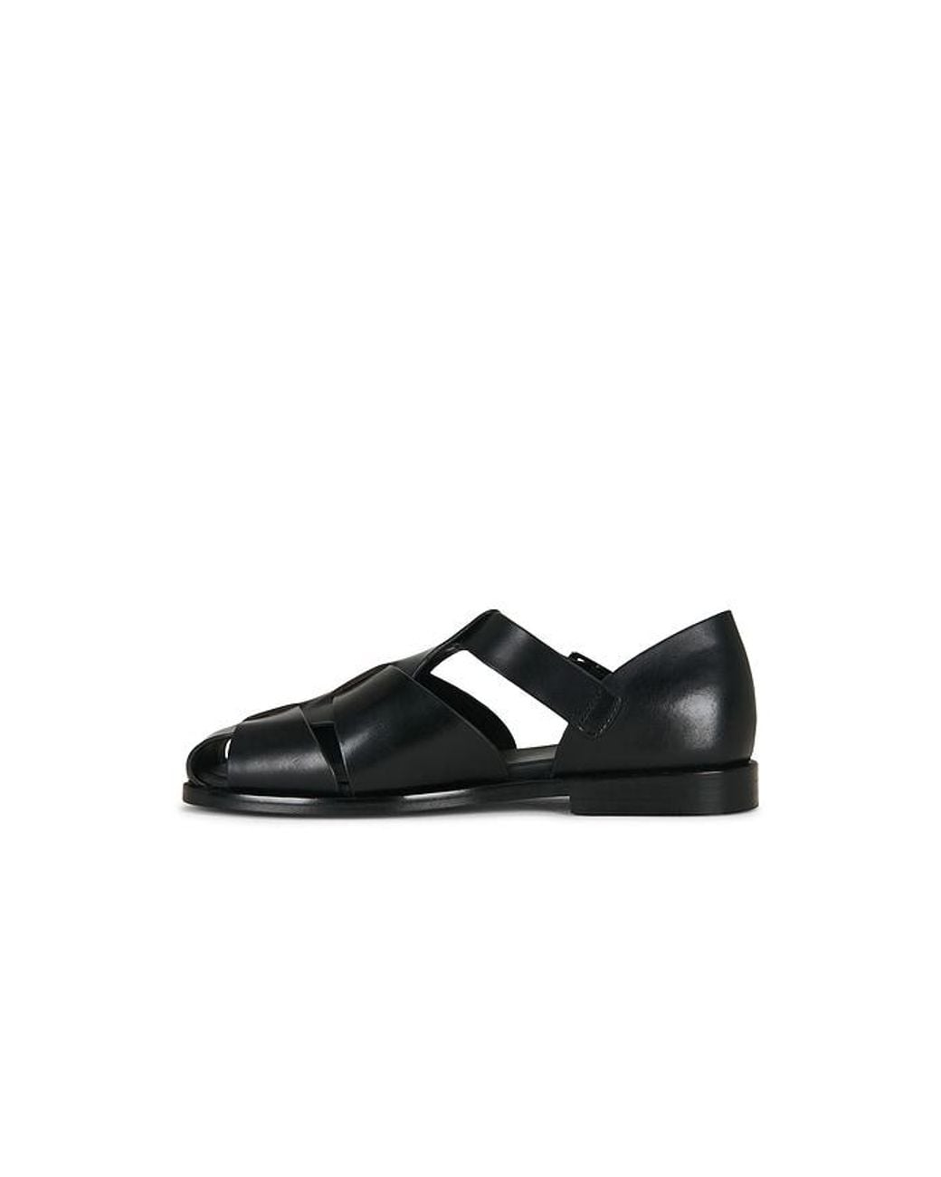 G.H.BASS Black Potter Flat Sandals for men