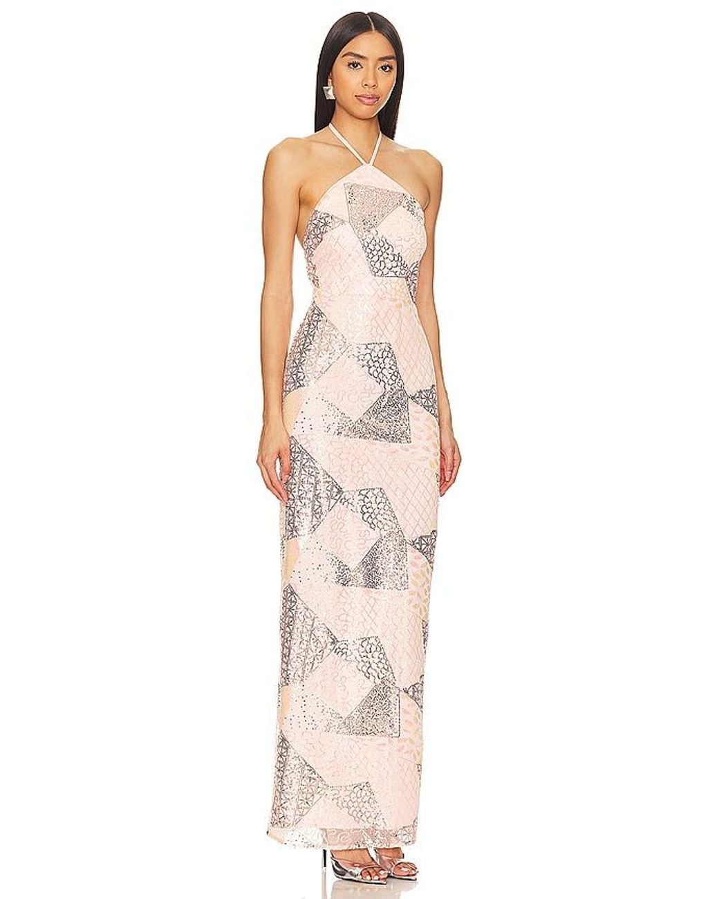 Lovers + Friends Pink Ariel Maxi Dress