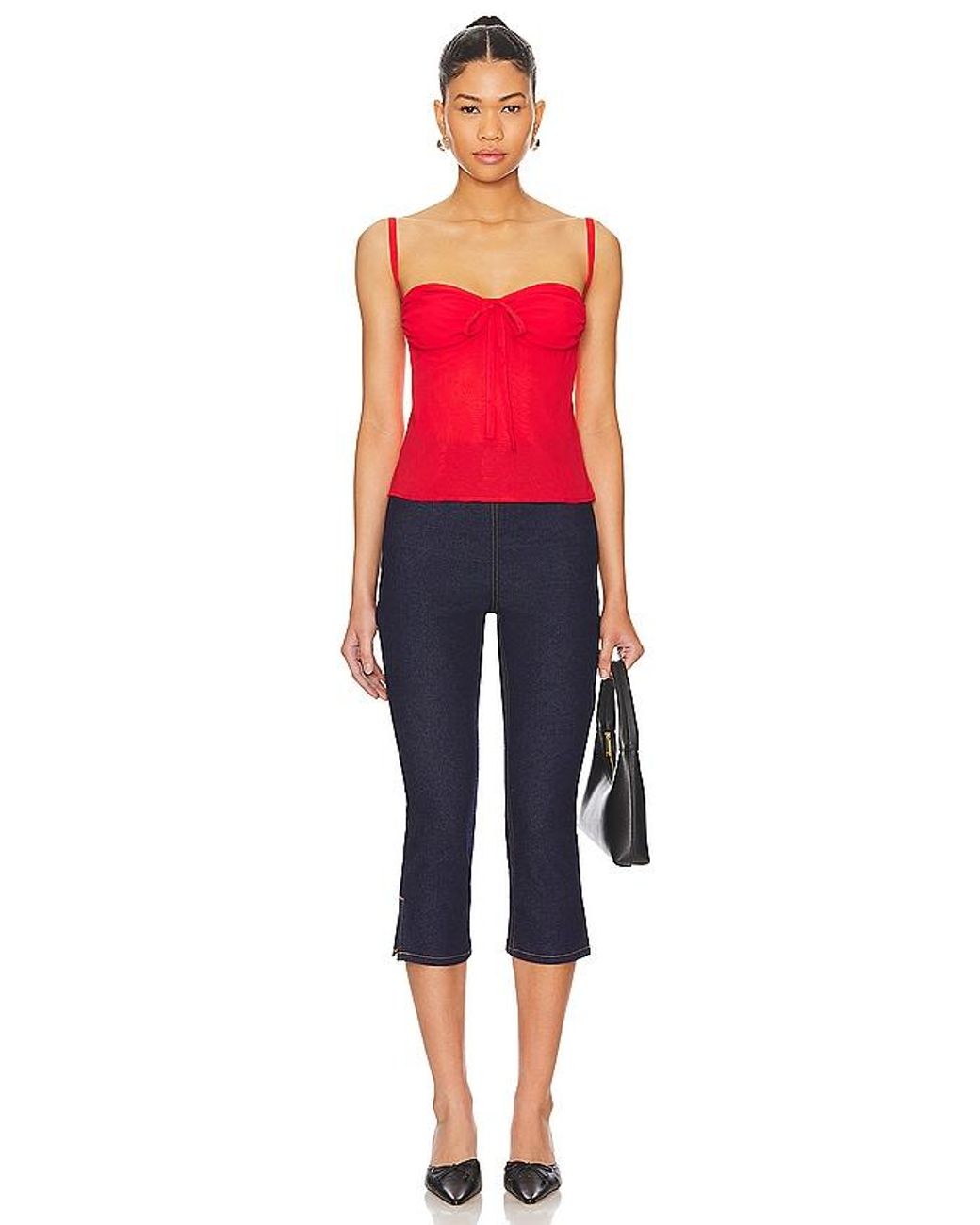 MORE TO COME Red Tamora Top