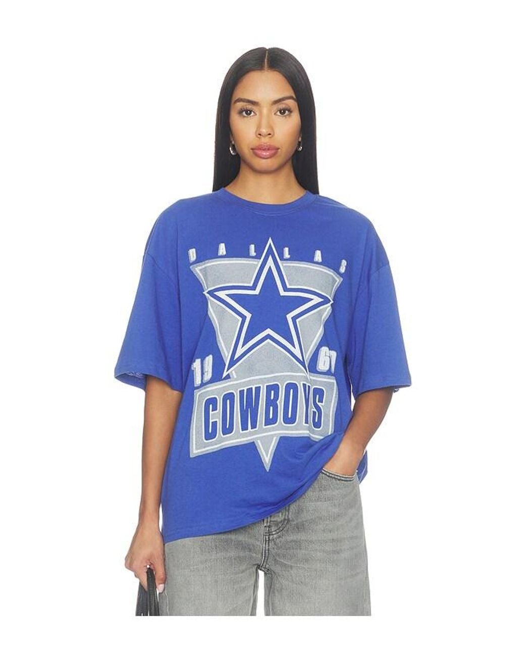Junk Food Blue Cowboys Oversized Tee