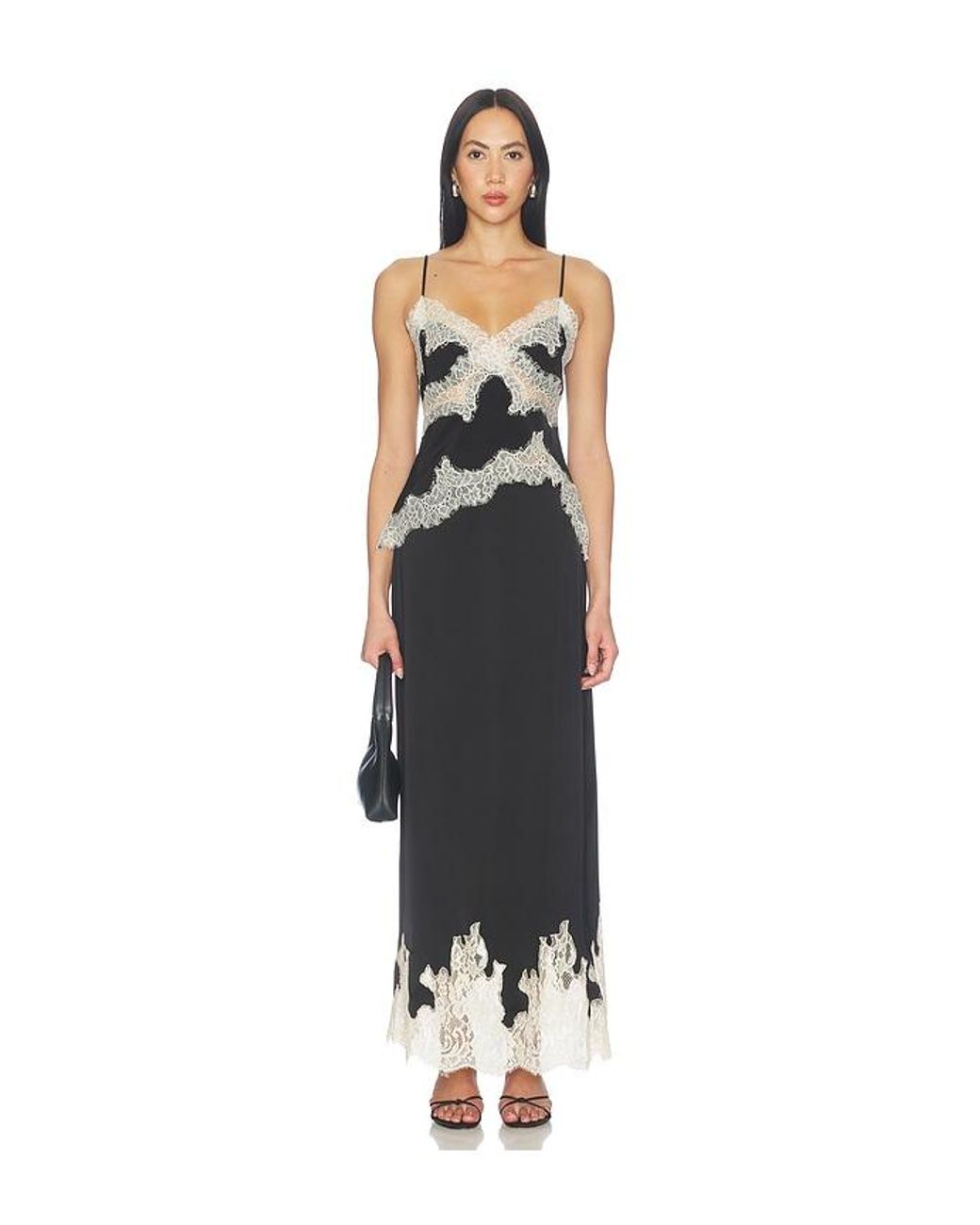 MORE TO COME Black X Hannah Lizzy Shelbie Maxi Skirt