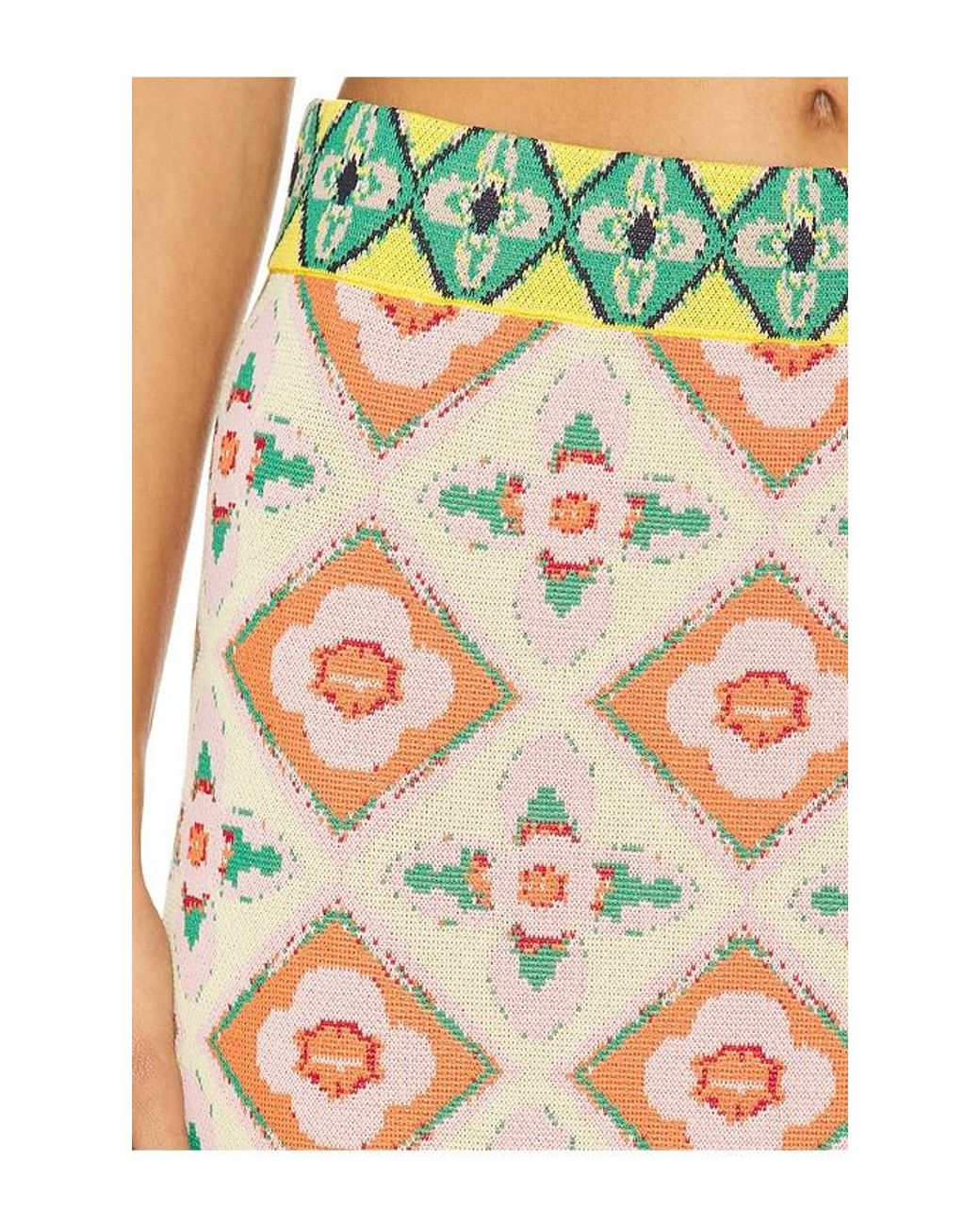 MISA Los Angles White Gwen Skirt