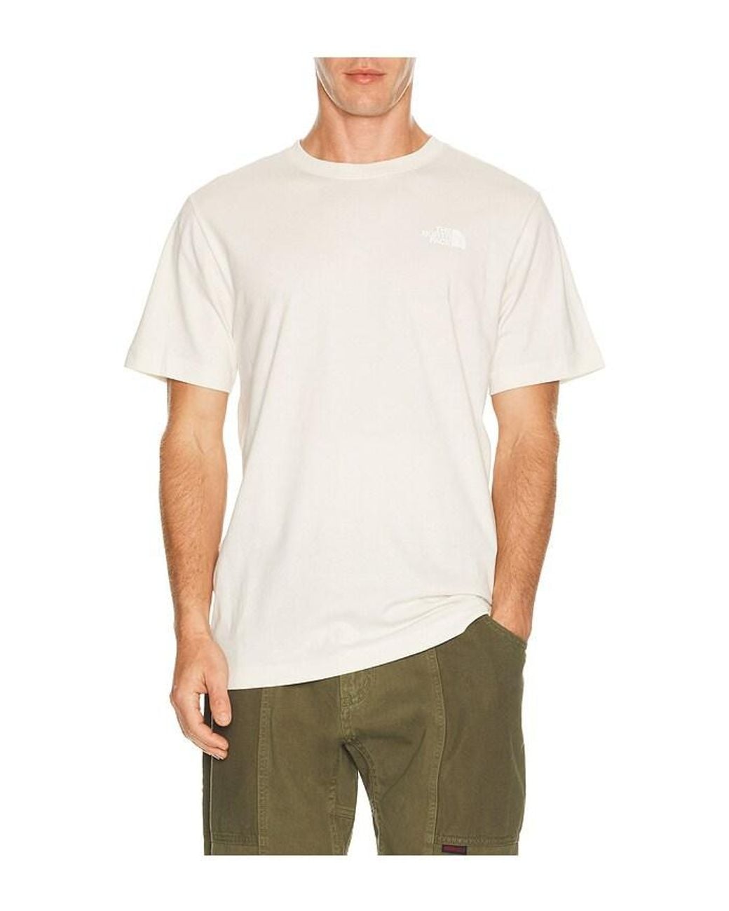 The North Face White Evolution Box Nse Regular Short-Sleeve Tee for men