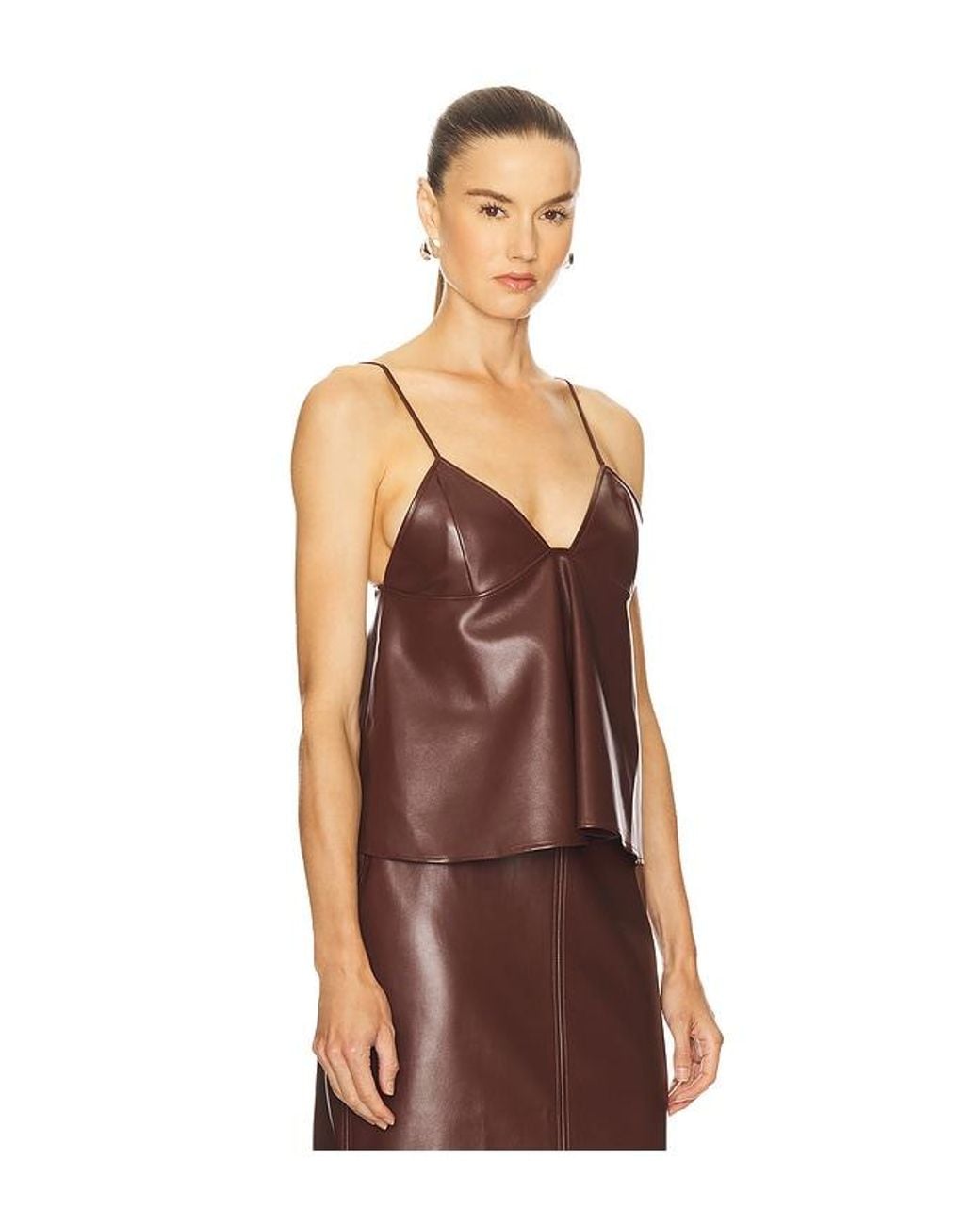 Cala De La Cruz Brown Joan Top