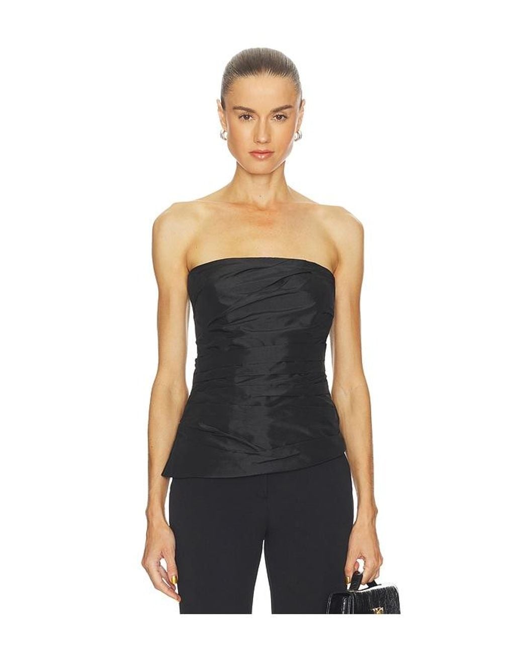 Jonathan Simkhai Black Emerson Bustier Top