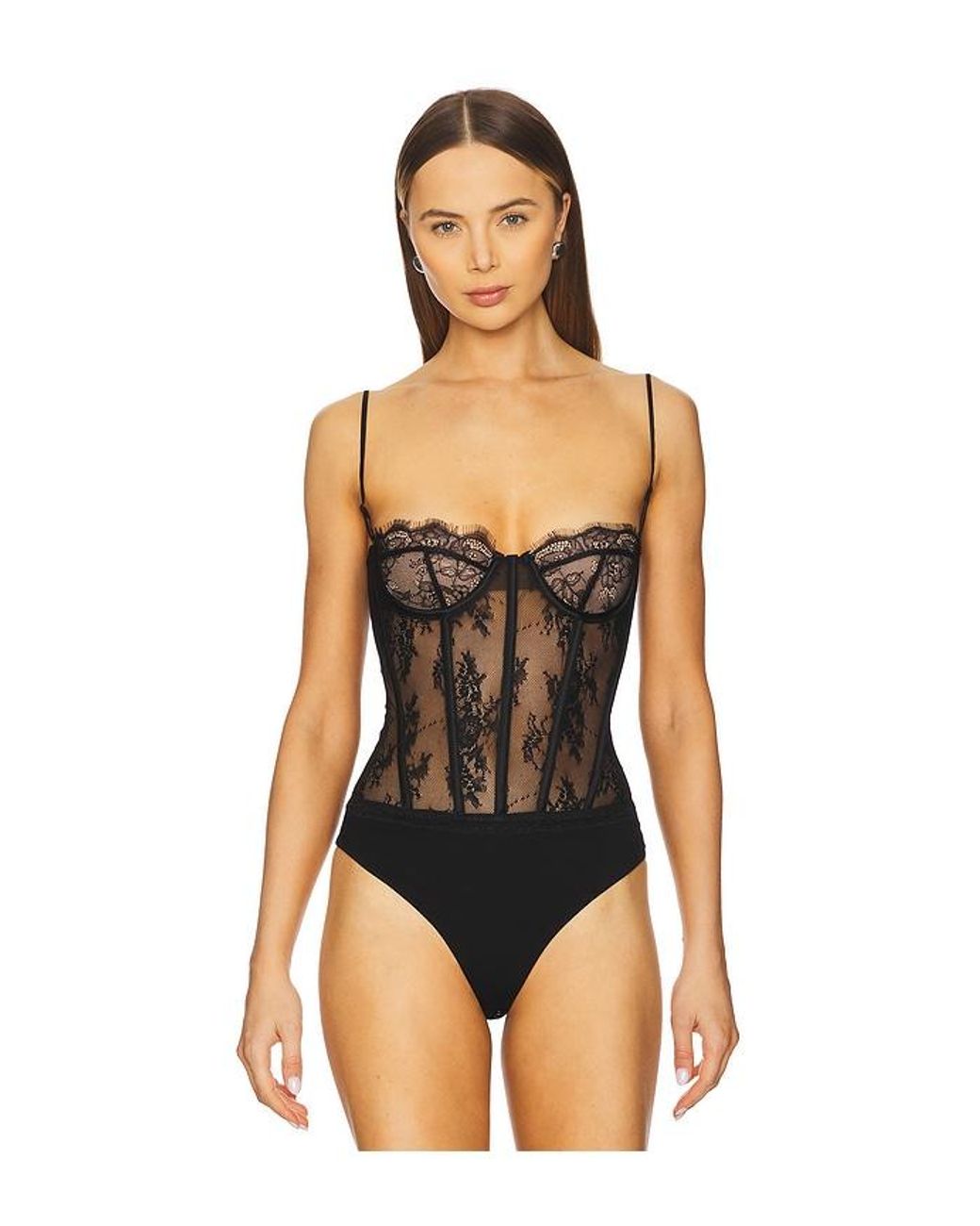 retroféte Black Gisela Bodysuit