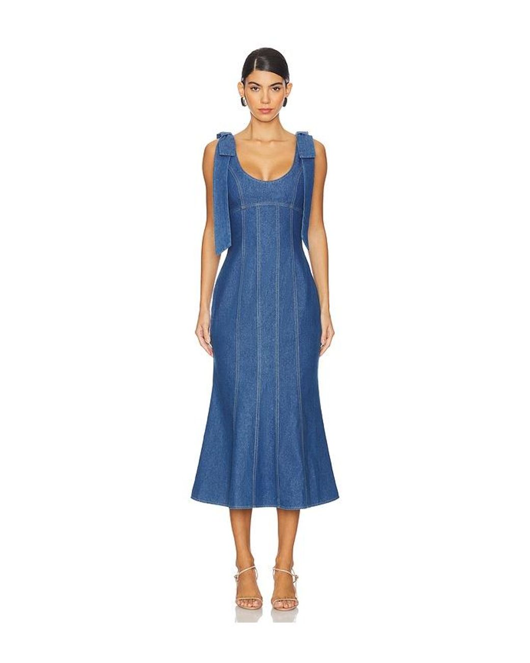 Elliatt Maris Maxi Dress in Blue | Lyst
