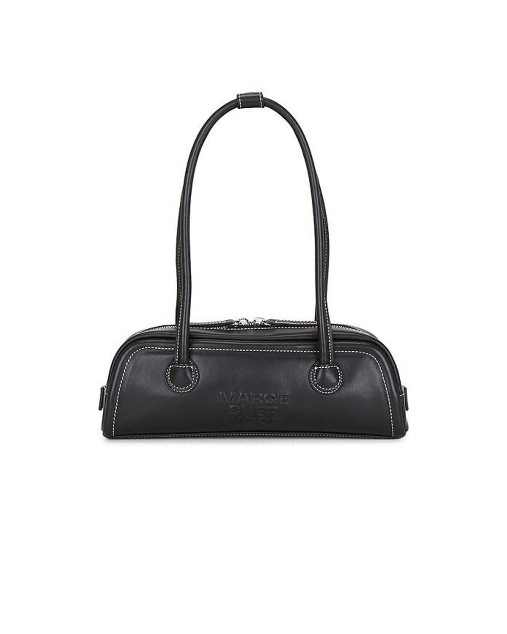 MARGE SHERWOOD Black Soft Boston East West Mini Bag
