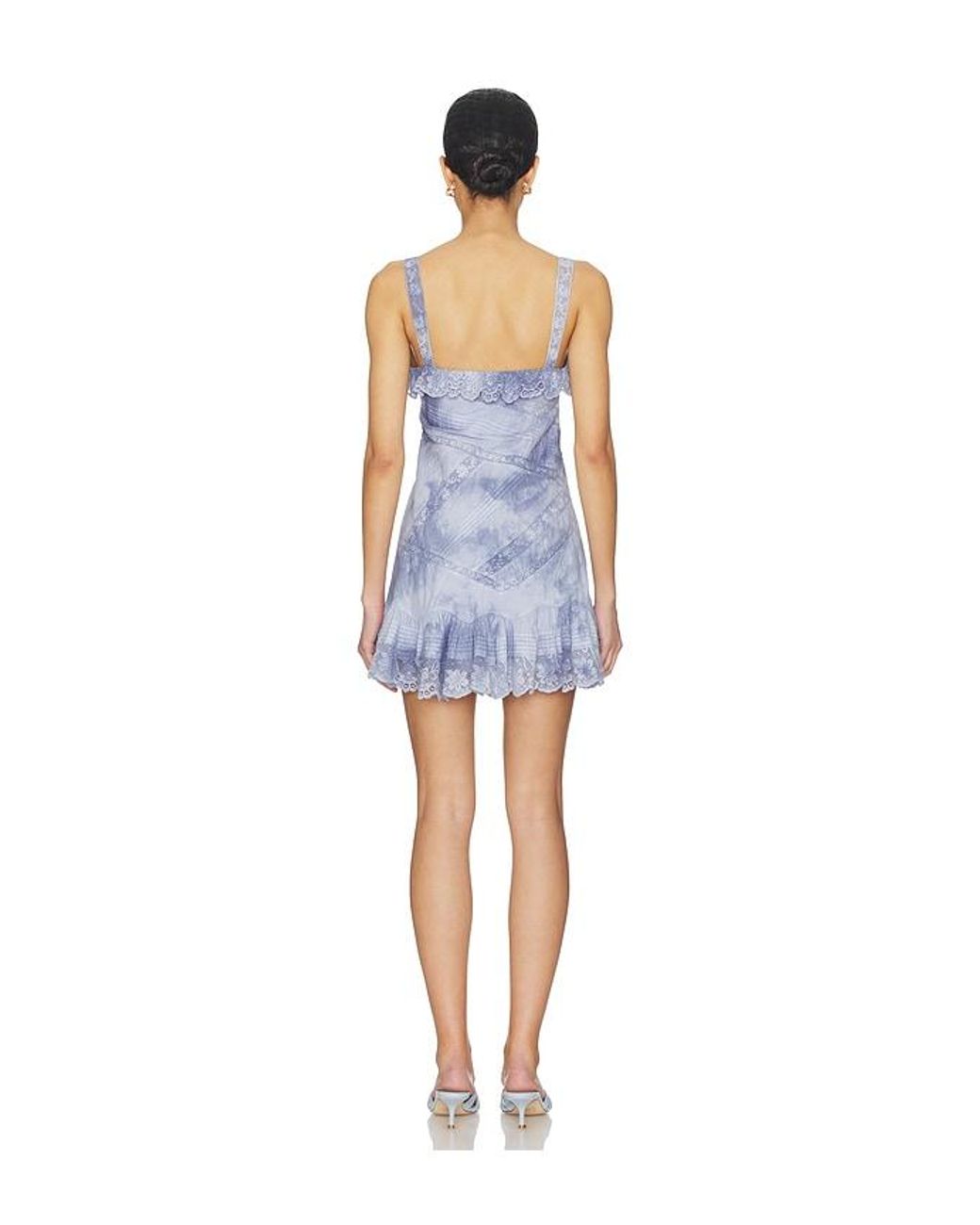 LoveShackFancy Blue Lavine Dress