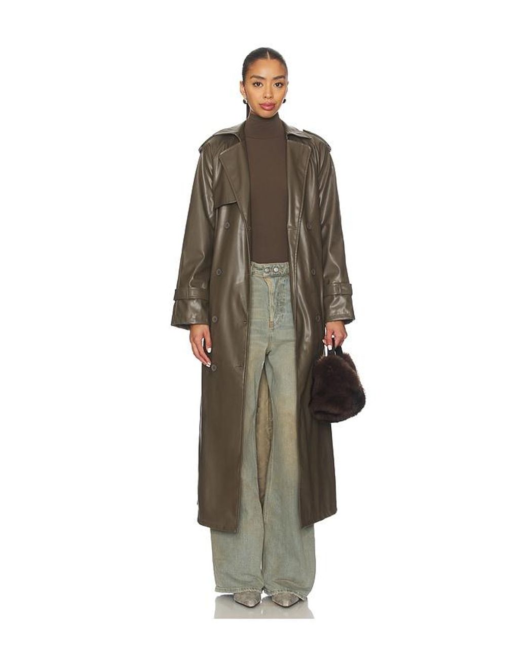 Lioness Green X Revolve Penny Trench Coat