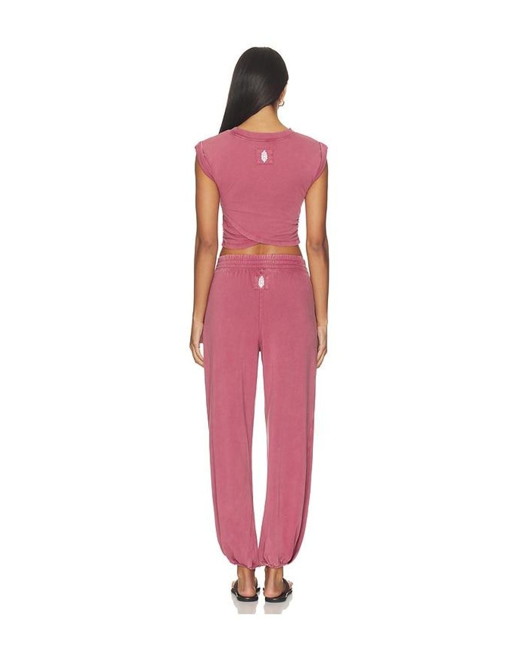 Free People Red X Fp Movement Hot Shot Crossover Set