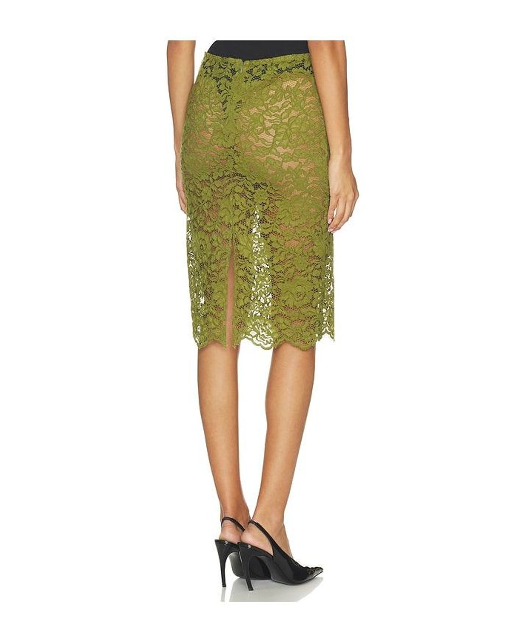 Nbd Green Amna Pencil Skirt