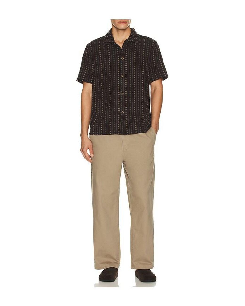 Rhythm Natural Essential Twill Trouser for men