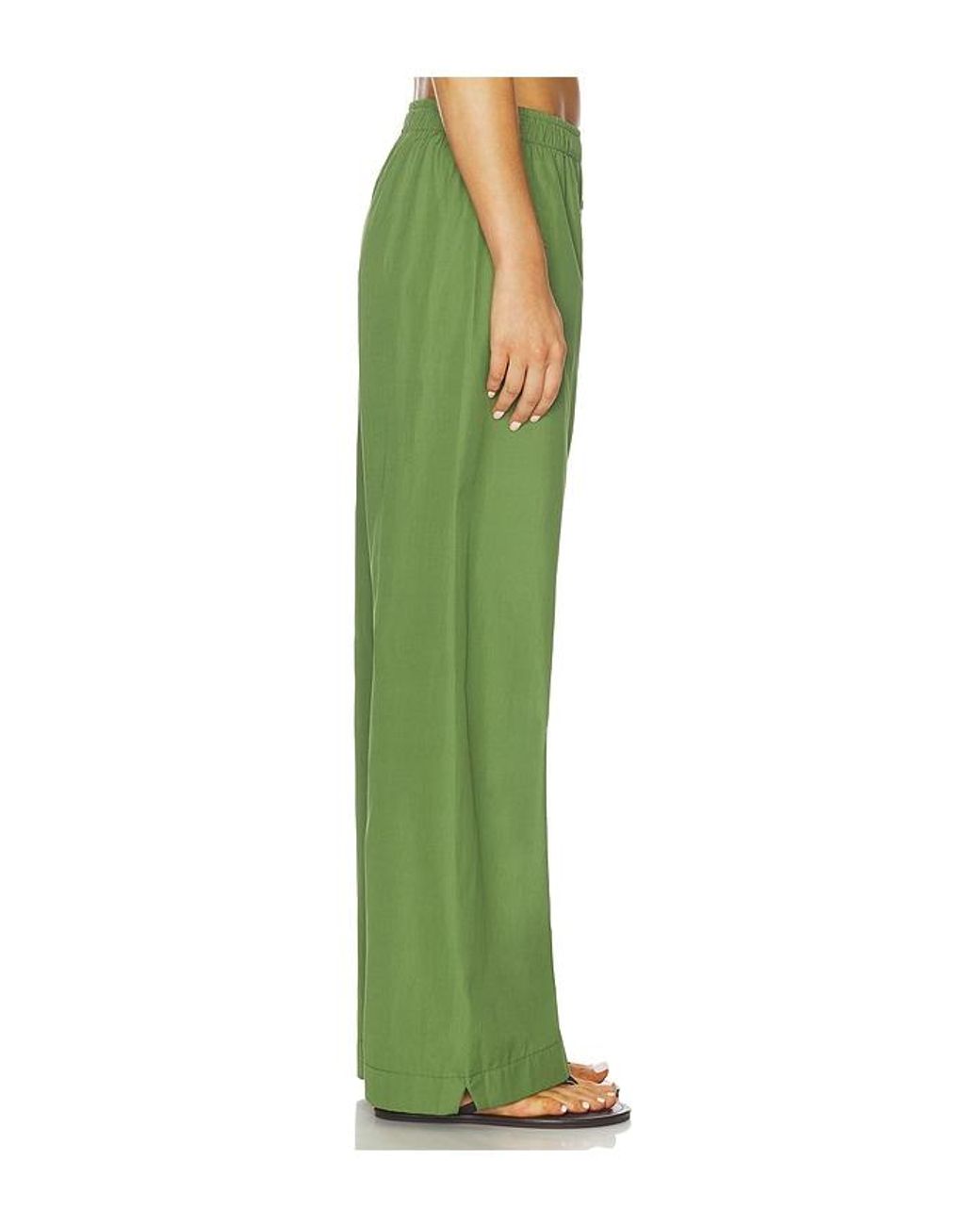 Comme Si Green La Boxer Alta Pant