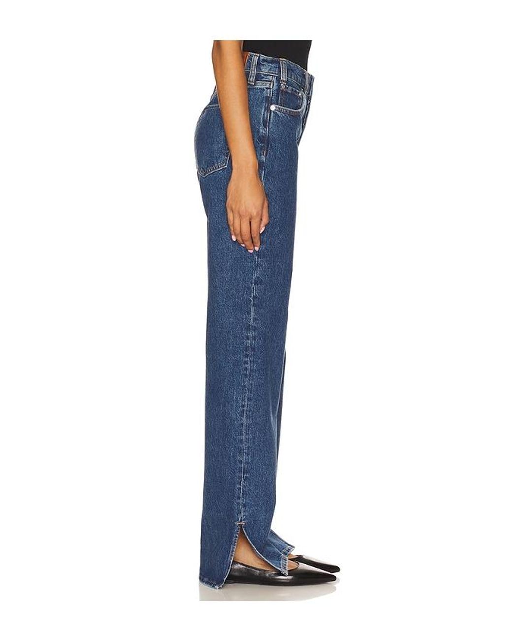Anine Bing Blue Roy Wide Leg
