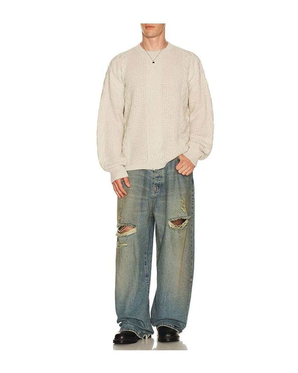 PULL en White AllSaints pour homme en coloris Natural