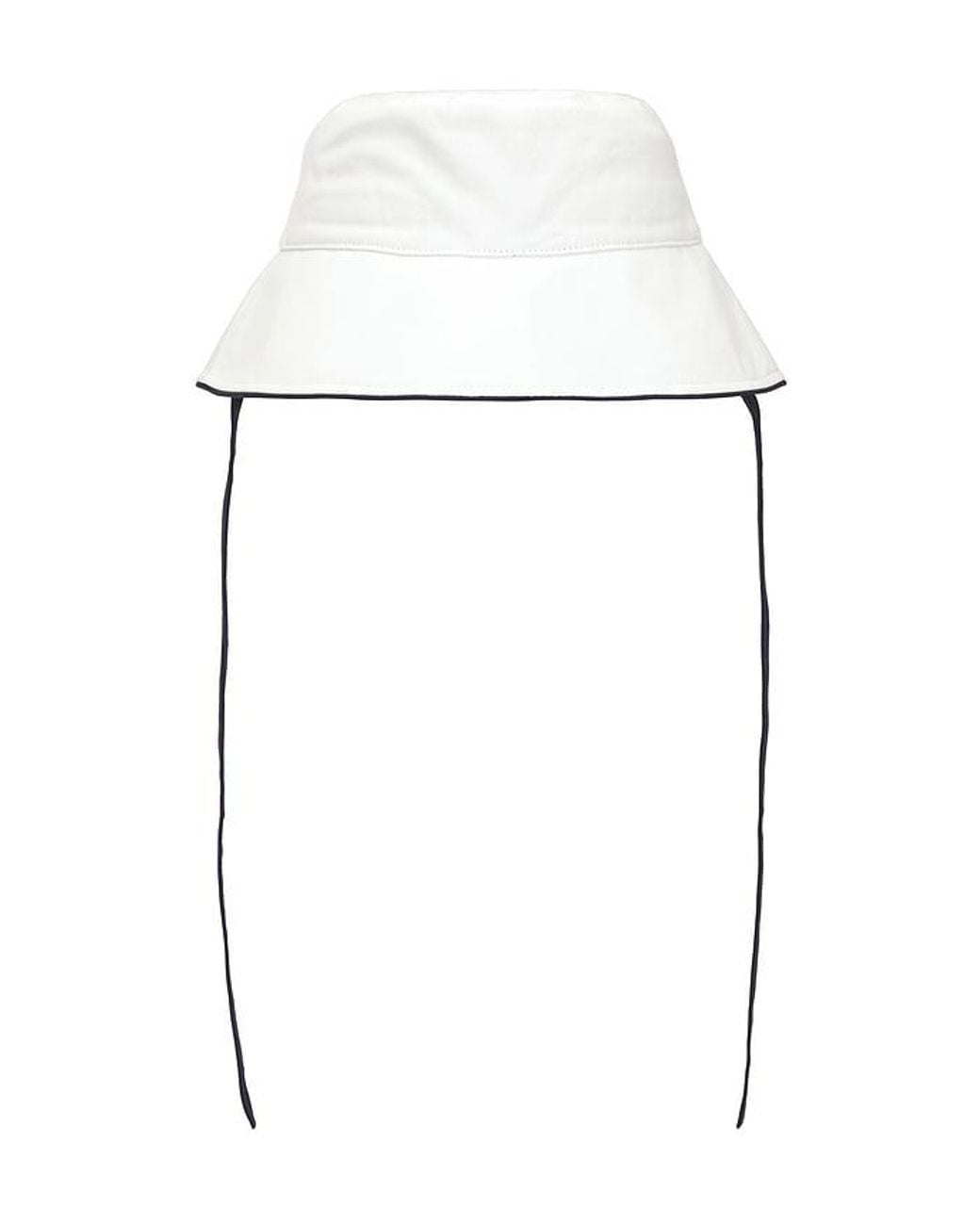 FAVORITE DAUGHTER White The Color Block Canvas Bucket Hat