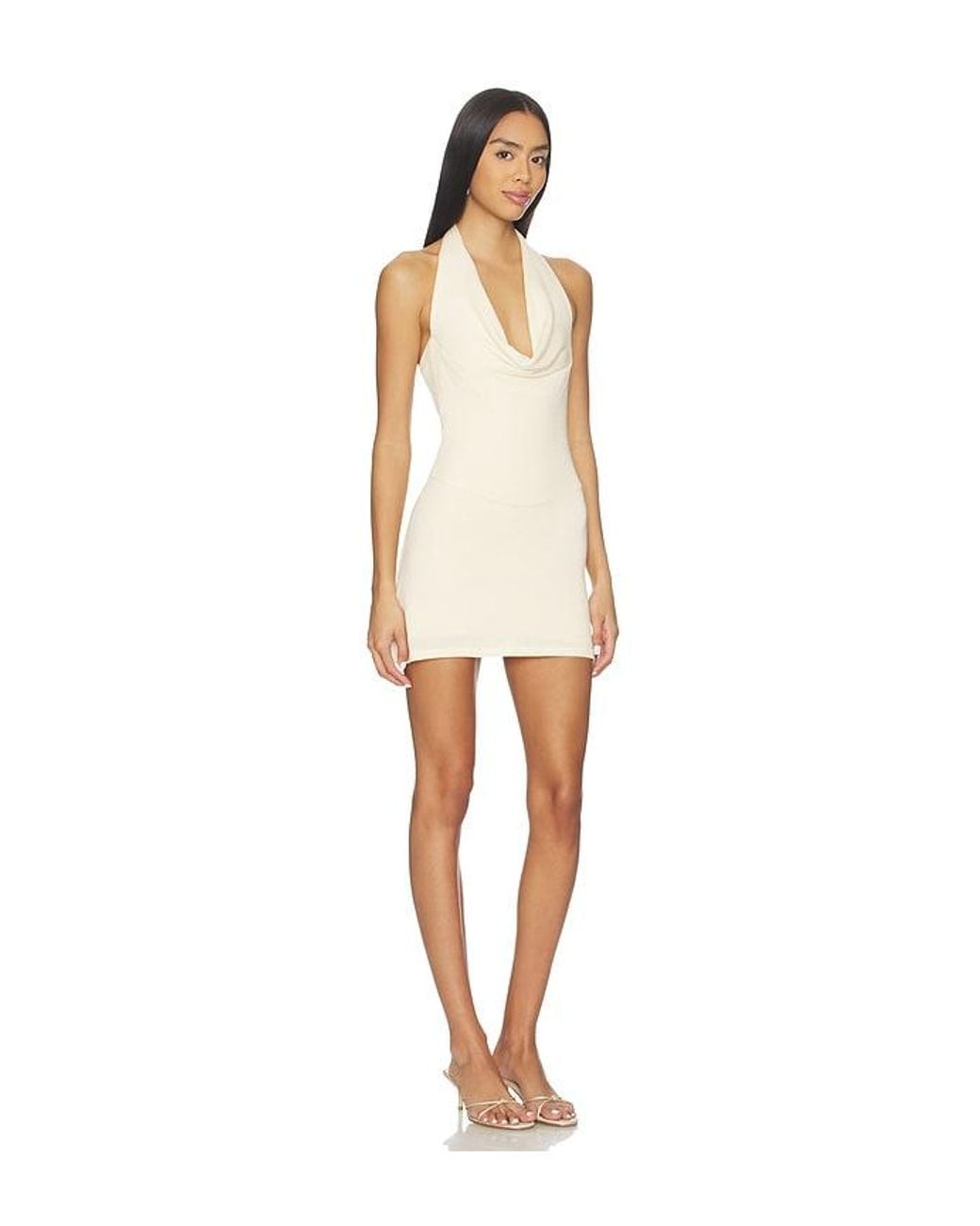 Amelie Teje White Cloud Mini Dress