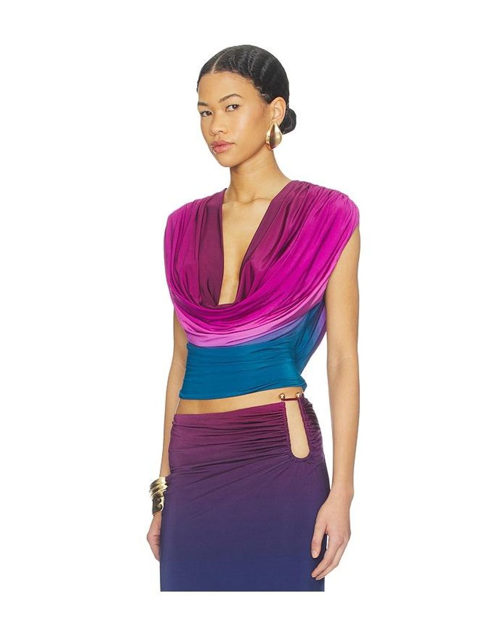 AFRM Purple Dexter Top