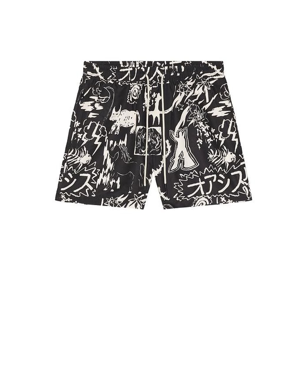 Oas Black Gensou Swim Shorts for men