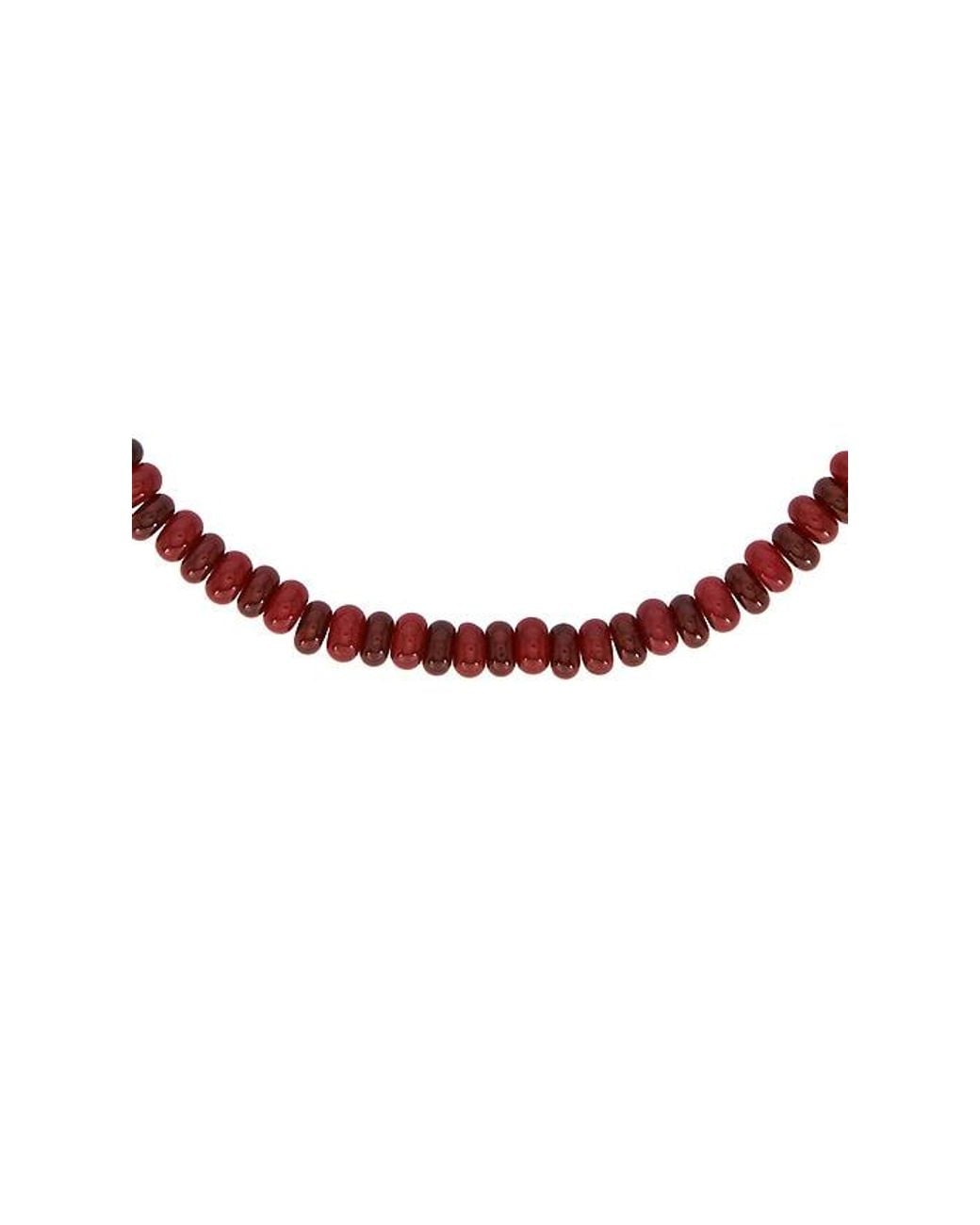BaubleBar Black Joyce Semi Precious Beaded Necklace