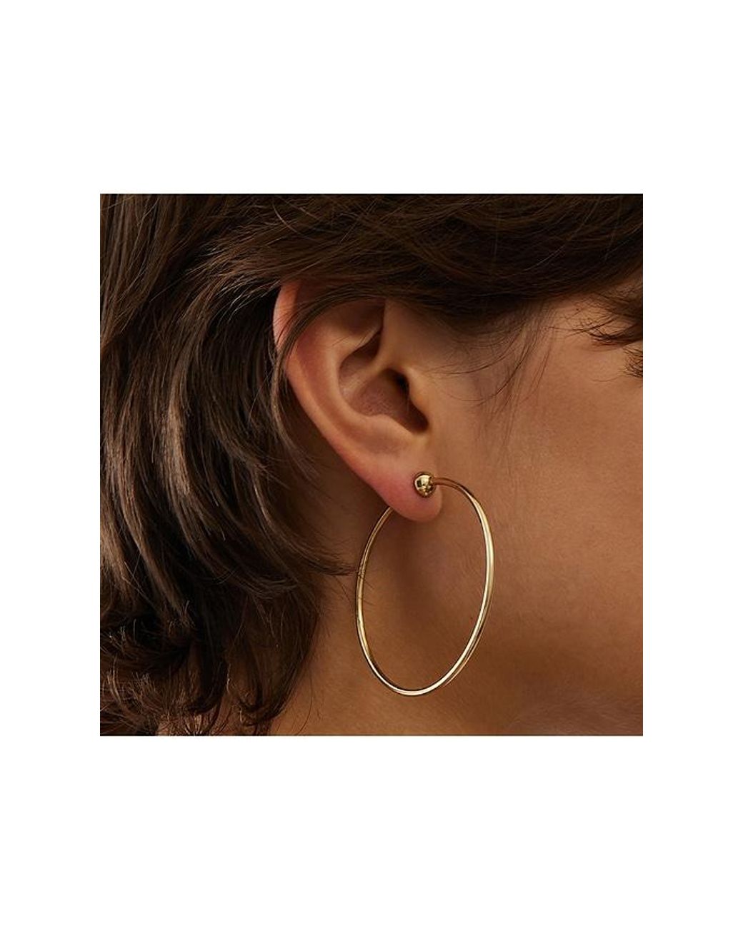 Jenny Bird Metallic Medium Icon Hoops