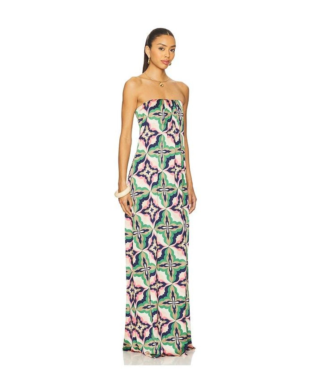 MISA Los Angles White Divina Dress